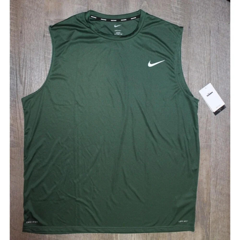 NWT NIKE MEN'S‎ HYDROGUARD Big & Tall Tank Top Swim GREEN